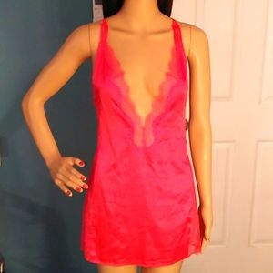 Victorias Secret Salmon Chemise - Size Small